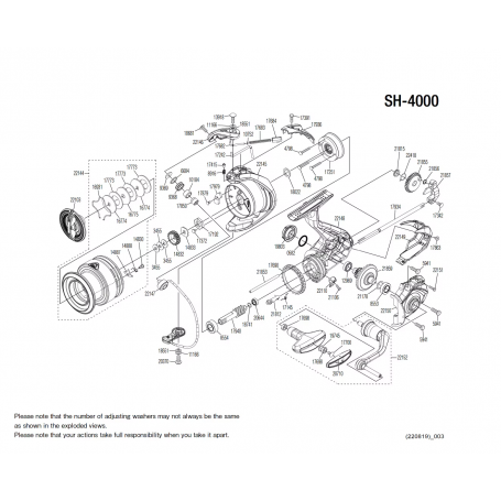 Despiece Carrete Sahara 4000 FJ