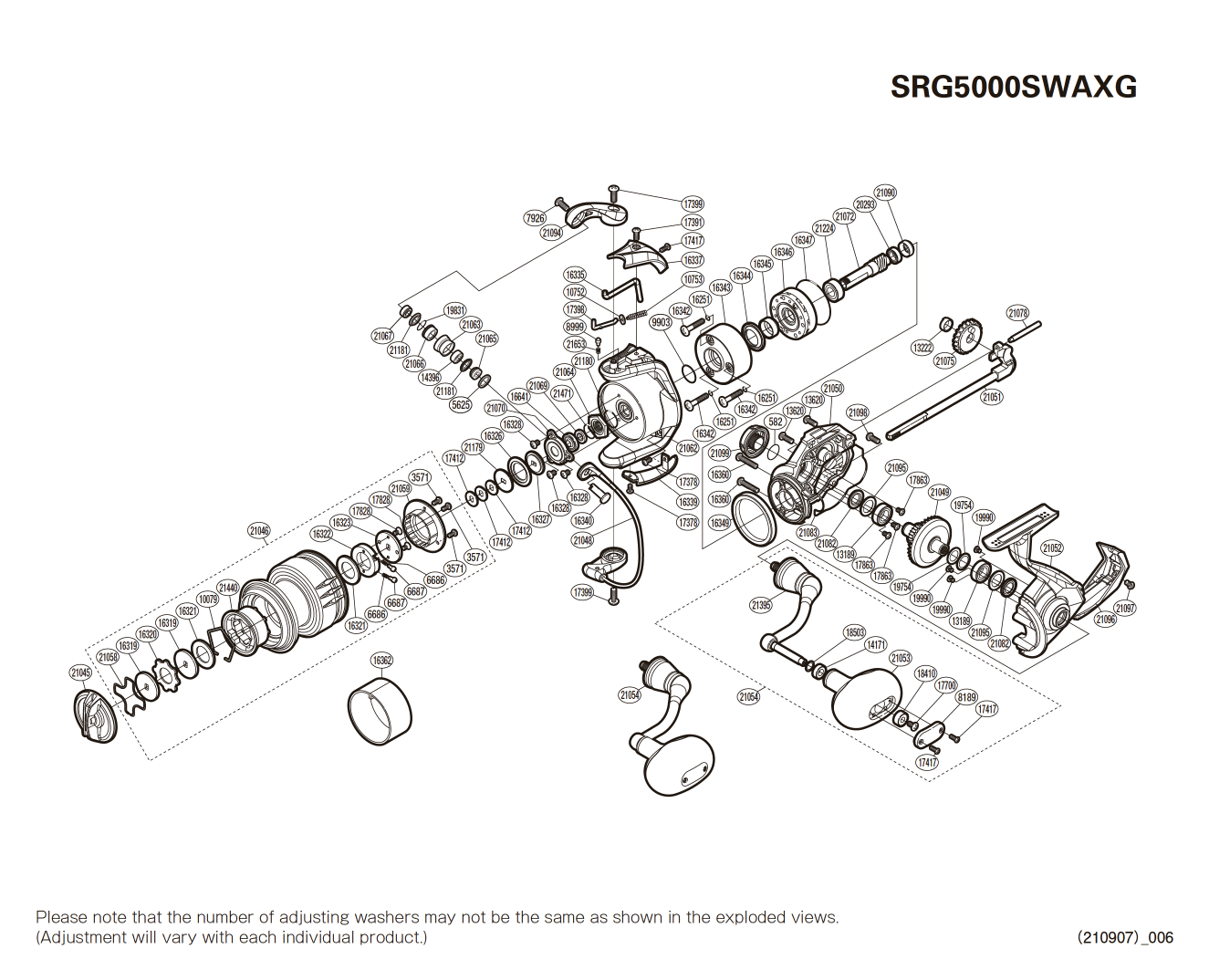 Ersatzteile für Saragosa 5000 SW A XG Rollen
