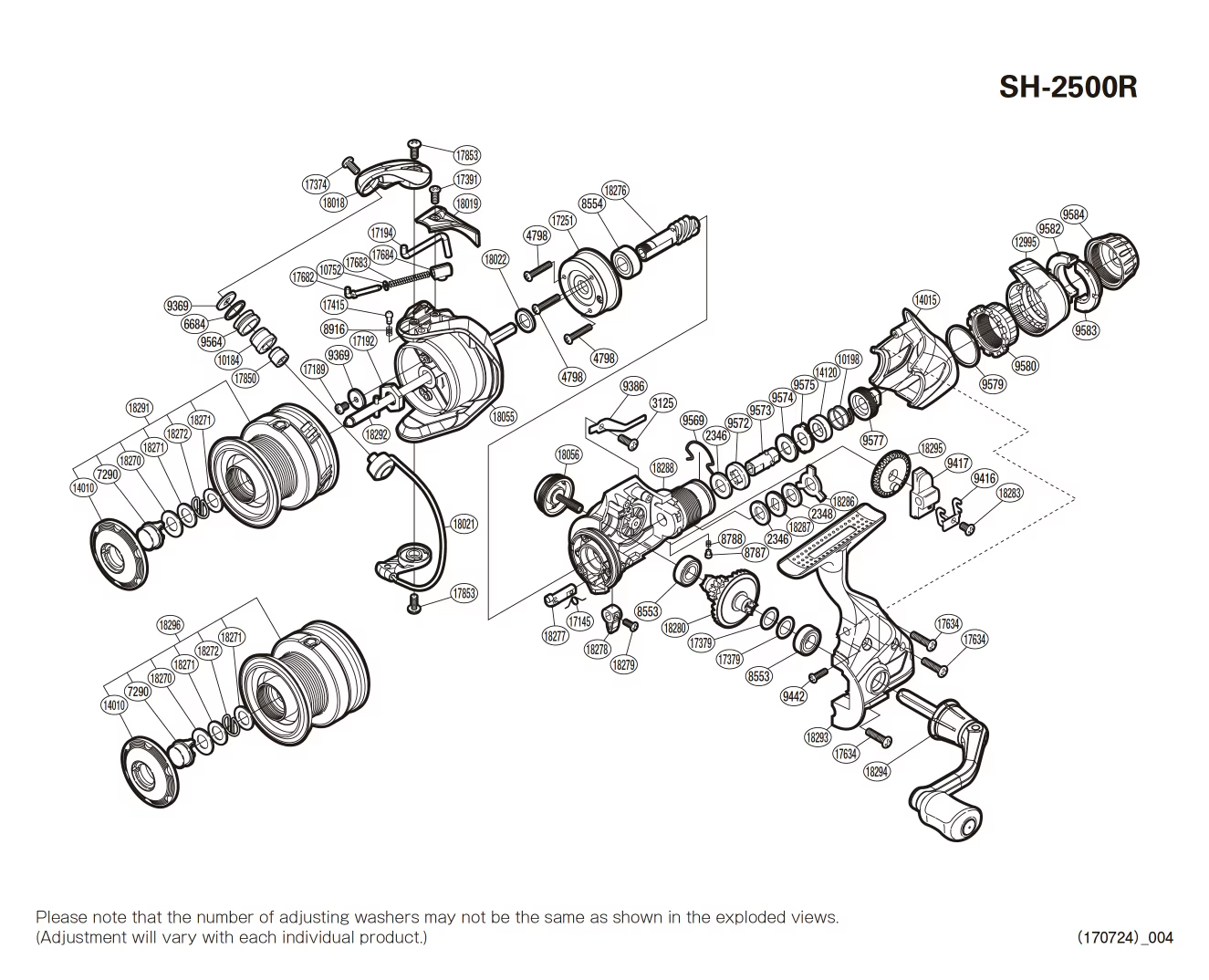 Onderdelen voor Sahara 2500 RD molens