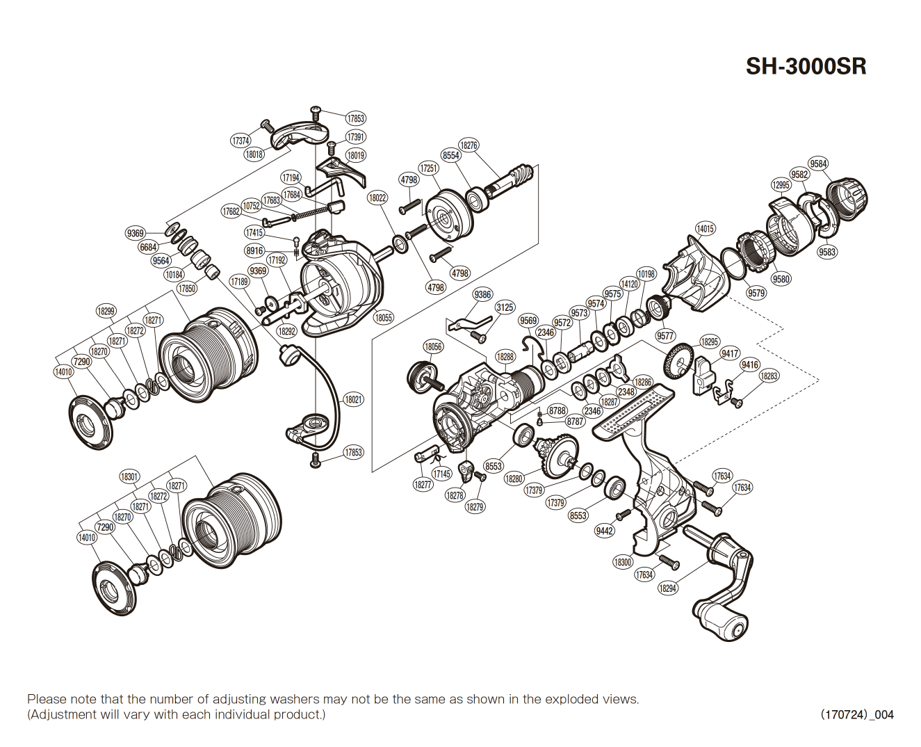 Onderdelen voor Sahara 3000S RD molens