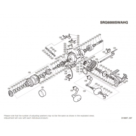Onderdelen voor Saragosa 6000 SW A HG molens
