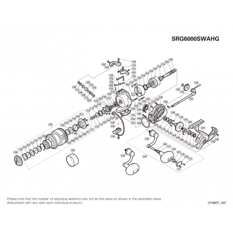 Peças de reposição para Saragosa 6000 SW A HG