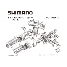 Despiece Carrete Ultegra 14000 XTC