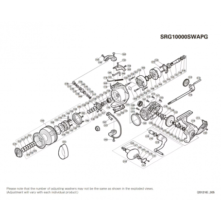Peças de reposição para Saragosa 10000 SW A PG