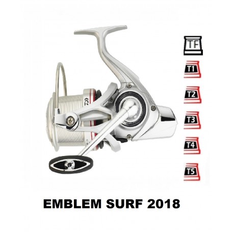 Spare Spools and accessories compatible with fishing reel Daiwa Emblem Surf 2018