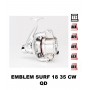 Spare Spools and accessories compatible with fishing reel Daiwa Emblem Surf 18 35 CW QD