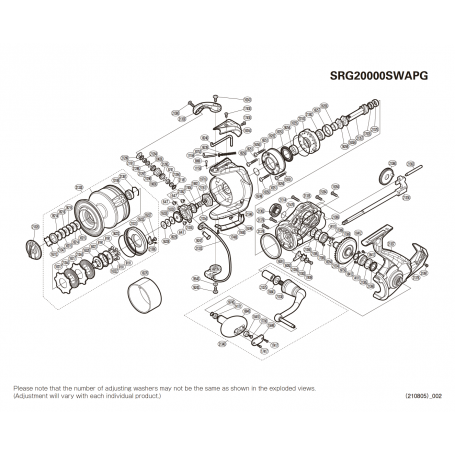Peças de reposição para Saragosa 20000 SW A PG