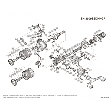 Peças de reposição para Sahara 3000S RDS HG DH