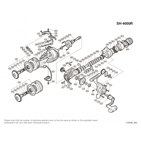 Despiece Carrete Sahara 4000 RD