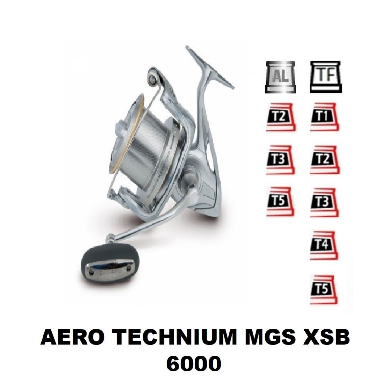 Shimano Aero Technium 10,000 6000 XSB MGS Spool DEEP + SHALLOW 