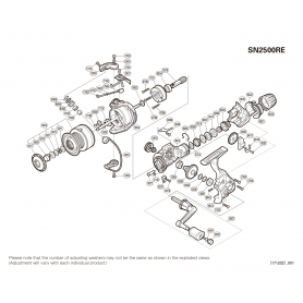 Pezzi di ricambio per Sienna 2500 RE