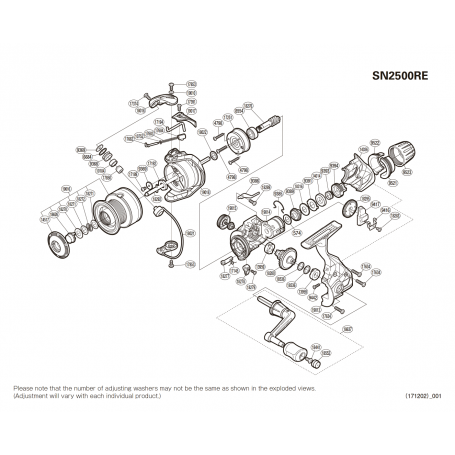 Despiece Carrete Sienna 2500 RE
