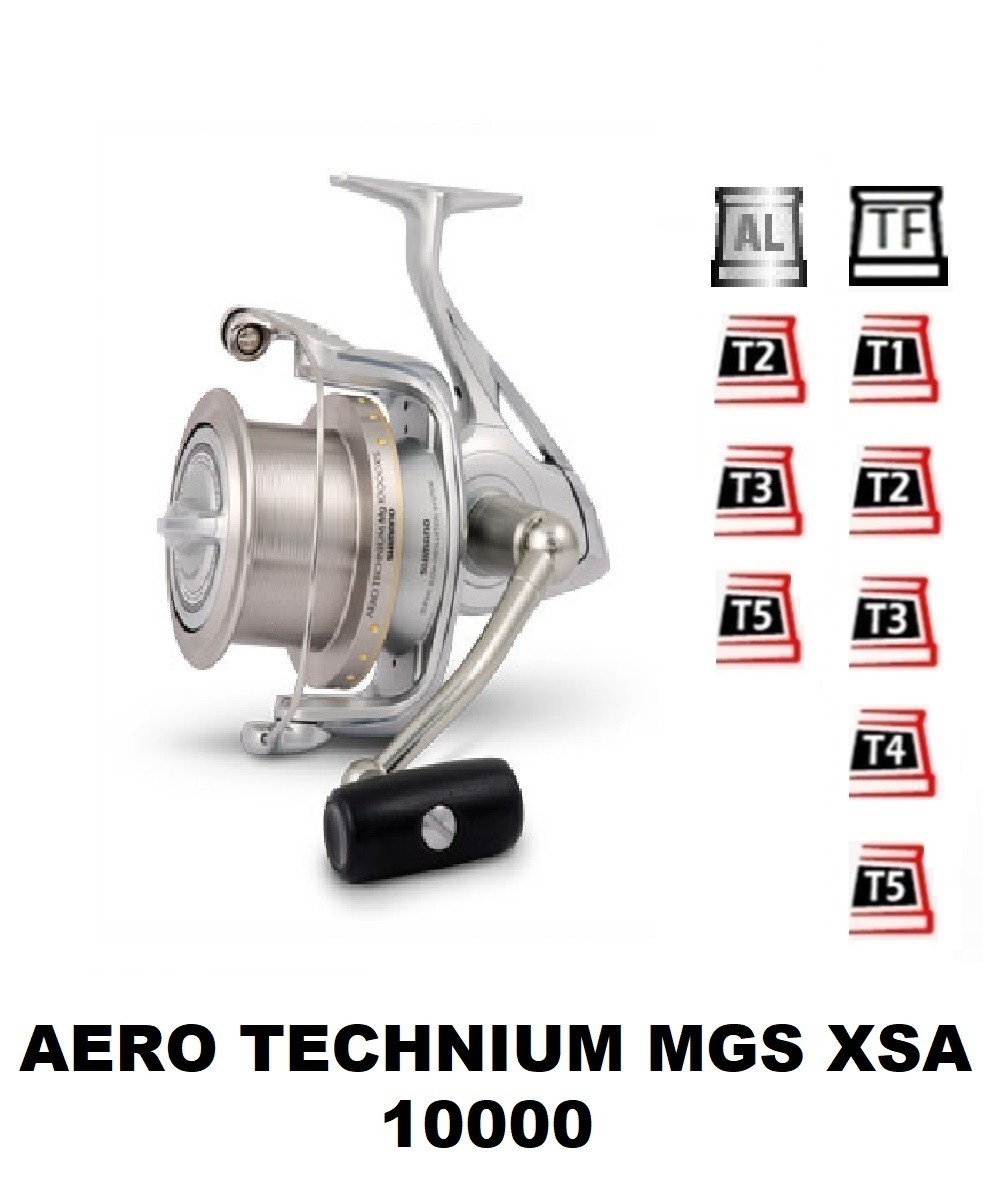 Bobines et accessoires compatibles avec moulinet shimano aero technium mgs xsa