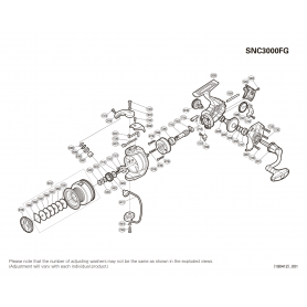 Despiece Carrete Sienna C3000 FG