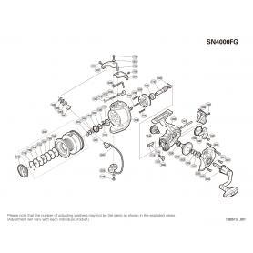 Sienna 4000 FG Makaraları için Yedek Parçalar
