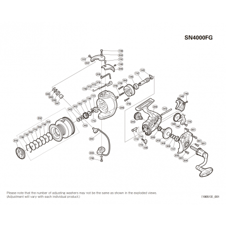 Pièces détachées Sienna 4000 FG