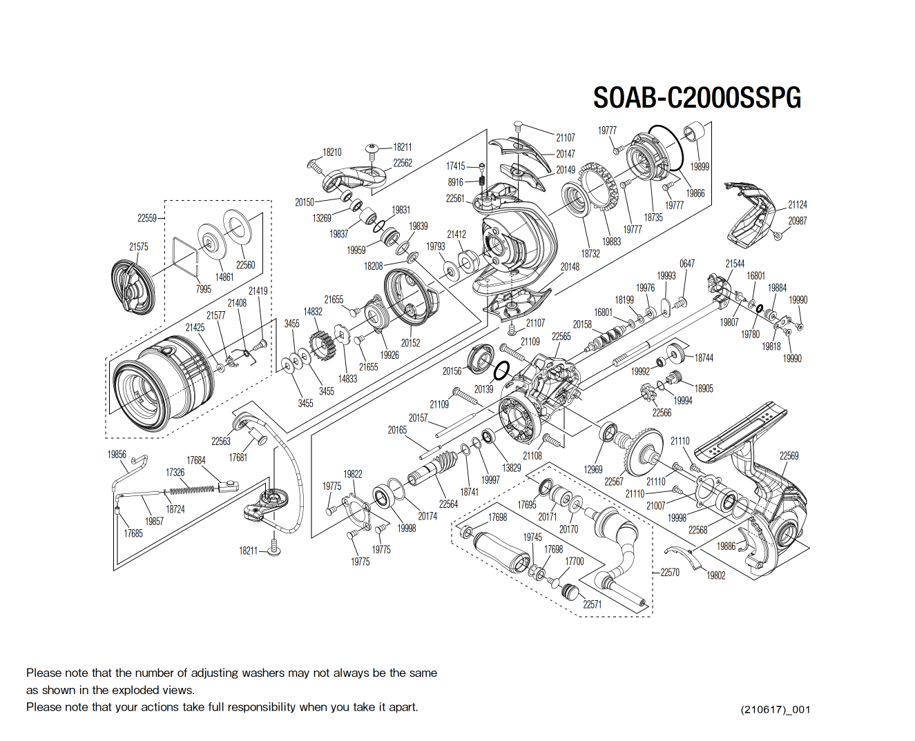 Onderdelen voor Soare C2000SS BB A PG molens