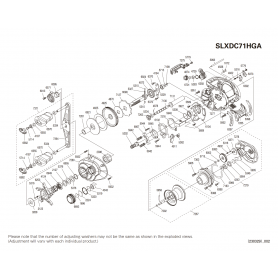Ersatzteile für SLX 71 DC A HG Linkshänder Rollen