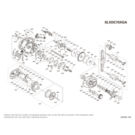 Pièces détachées SLX 70 DC A XG droitier