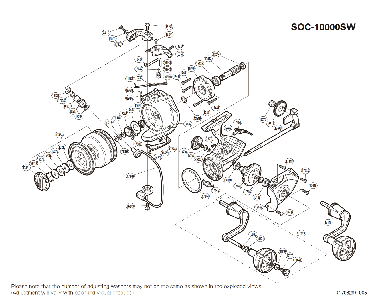 Ersatzteile für Socorro 10000 SW Rollen