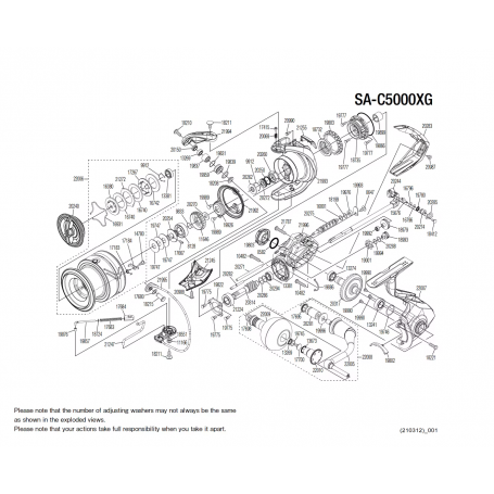 Onderdelen voor Sustain C5000 FJ XG molens