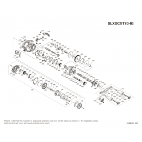 Pièces détachées SLX 70 XT DC HG droitier