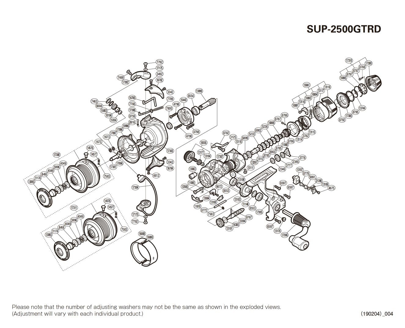 Pezzi di ricambio per Super 2500 GT-RD