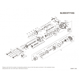 Onderdelen voor SLX 71 XT DC XG linkshandig molens