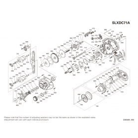 Pièces détachées SLX 71 DC A gaucher