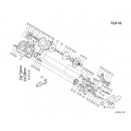 Ersatzteile für TLD 15lb Rechtshändig Rollen