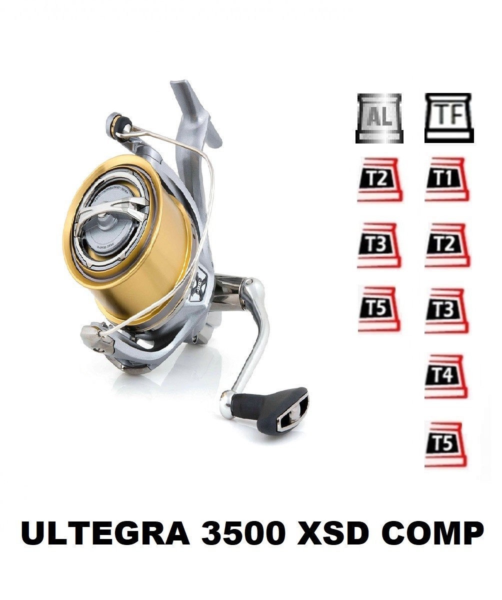 ▷ Spare Spools Compatible with Ultegra 3500 XSD Comp【Mv Spools】