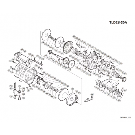 TLD II A Reel Spare Parts