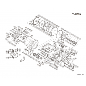 Peças de reposição para Tiagra 80lb A W destro