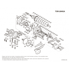 Ersatzteile für Torium 20lb A HG Rechtshändig Rollen