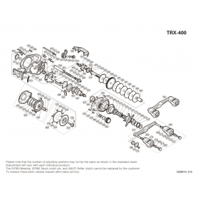 Despiece Carrete Tranx 400 A Diestro