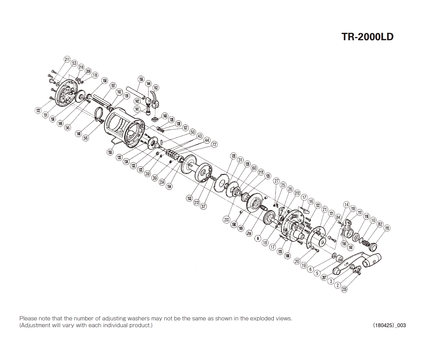 Charter Special Makaraları için Yedek Parçalar