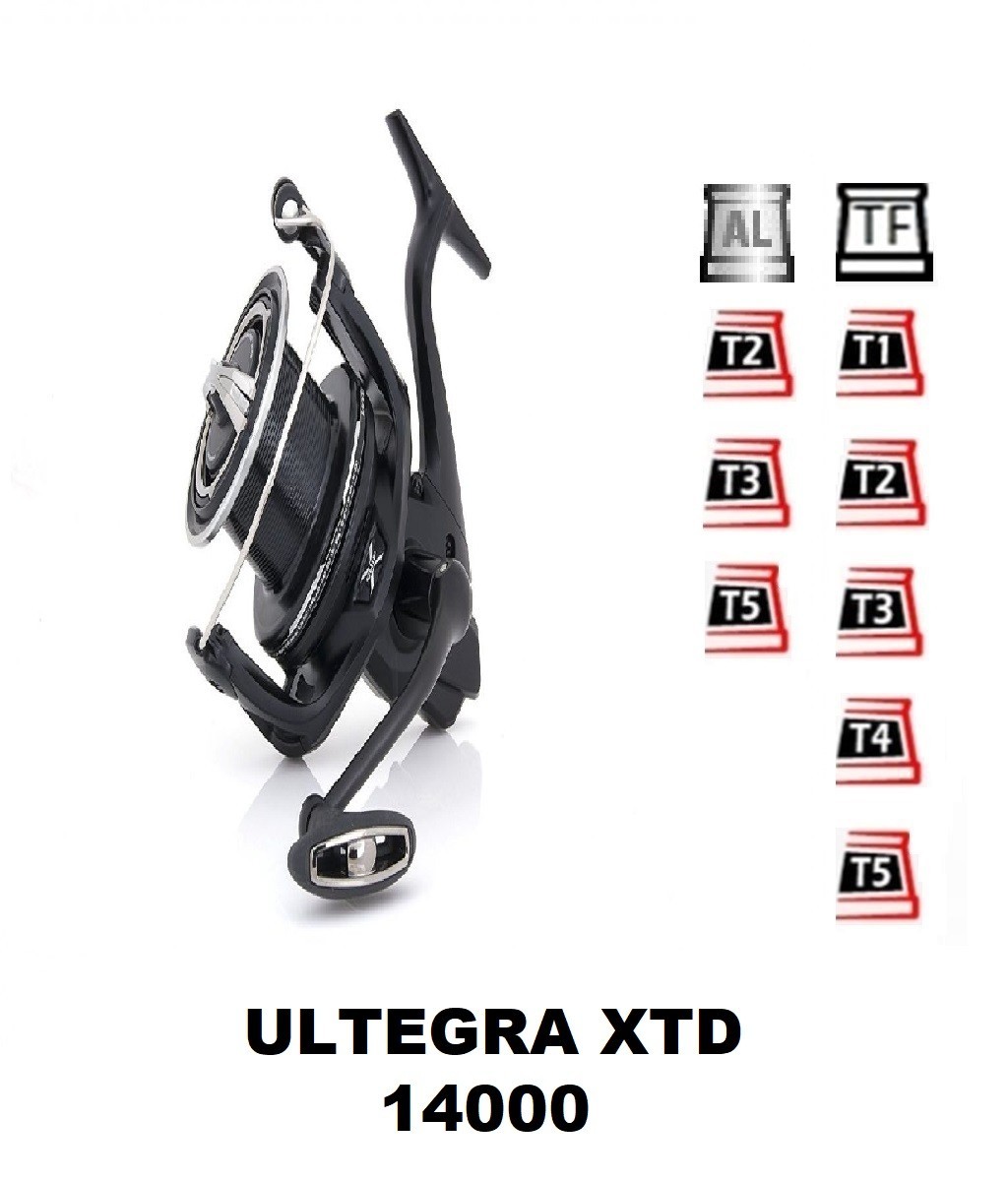 ▷ Spare Spools Compatible with Ultegra 14000 XTD【Mv Spools】