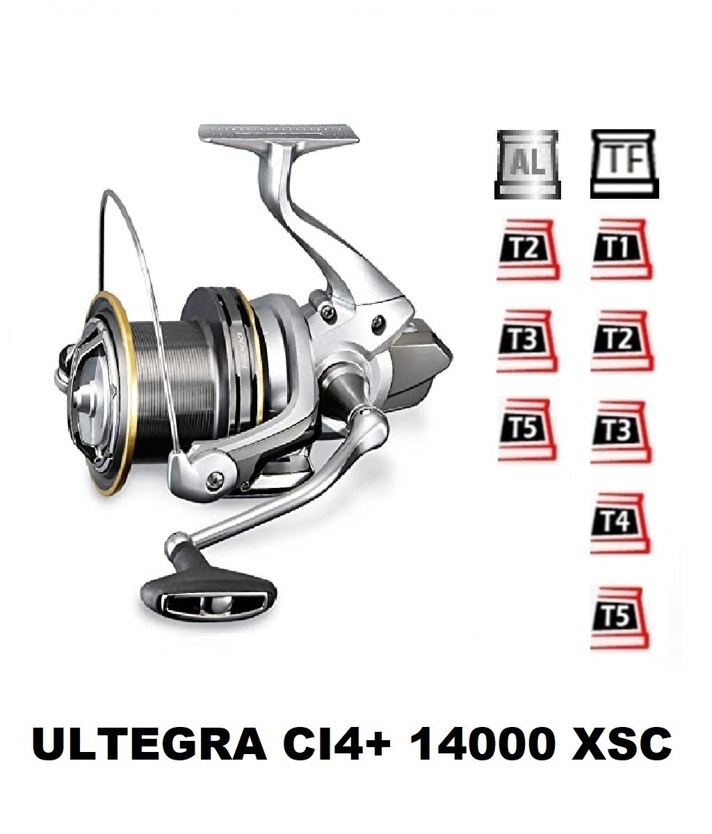 Bobines et accessoires compatibles avec moulinet shimano Ultegra Ci4 14000 Xsa