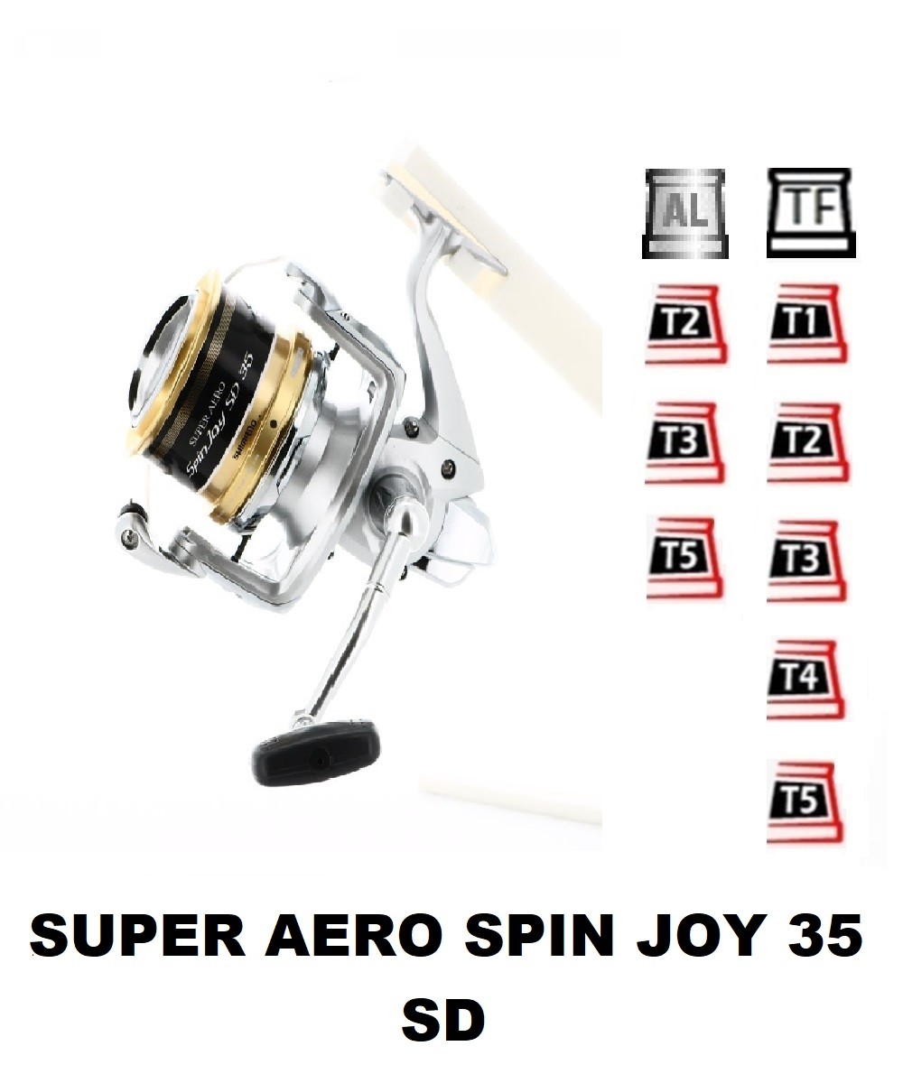 ▷ Spare Spools Compatible with Super Aero Spin Joy 35 SD【Mv Spools】
