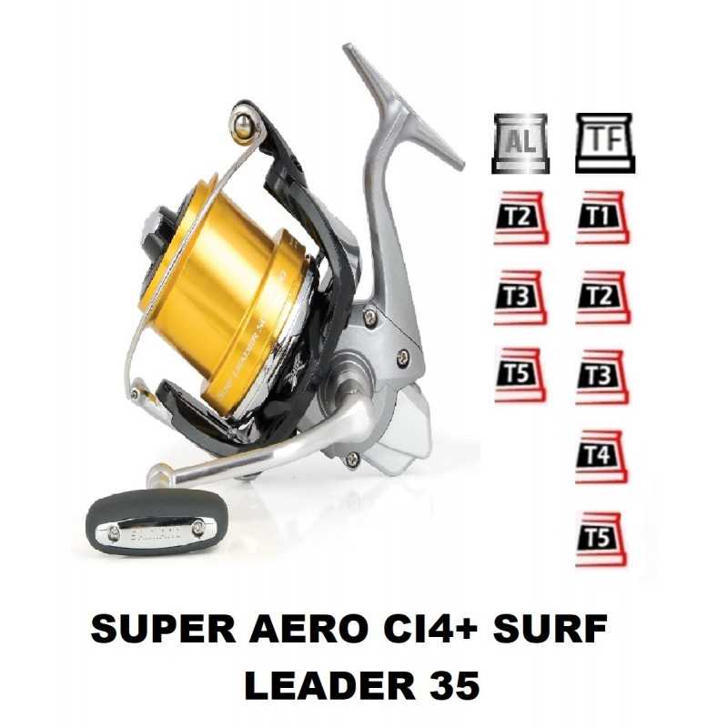 Super Aero Sa Surf Leader Plus 35 Spare Spools
