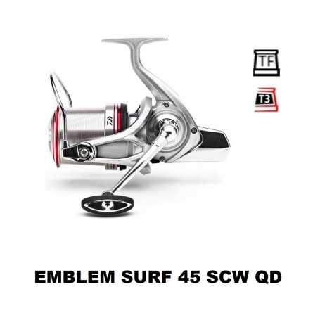 Mit Daiwa Emblem Surf 45 SCW QD kompatible Spulen