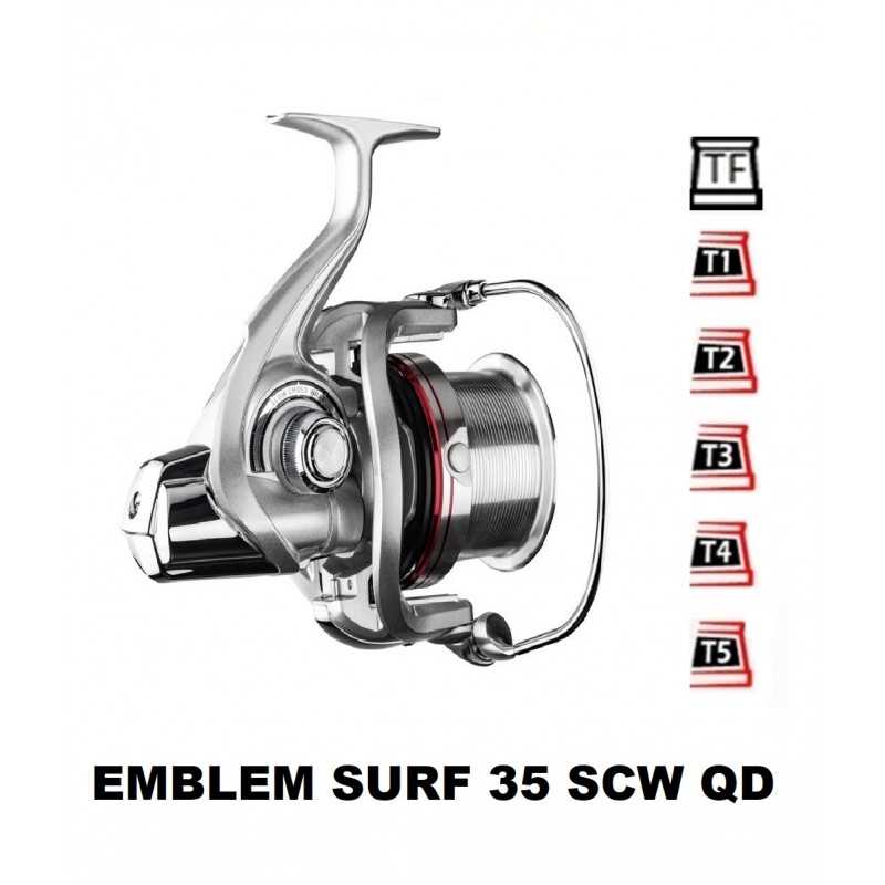 ▷ Spare Spools Compatible with Daiwa Emblem Surf 35 SCW QD【Mv Spools】
