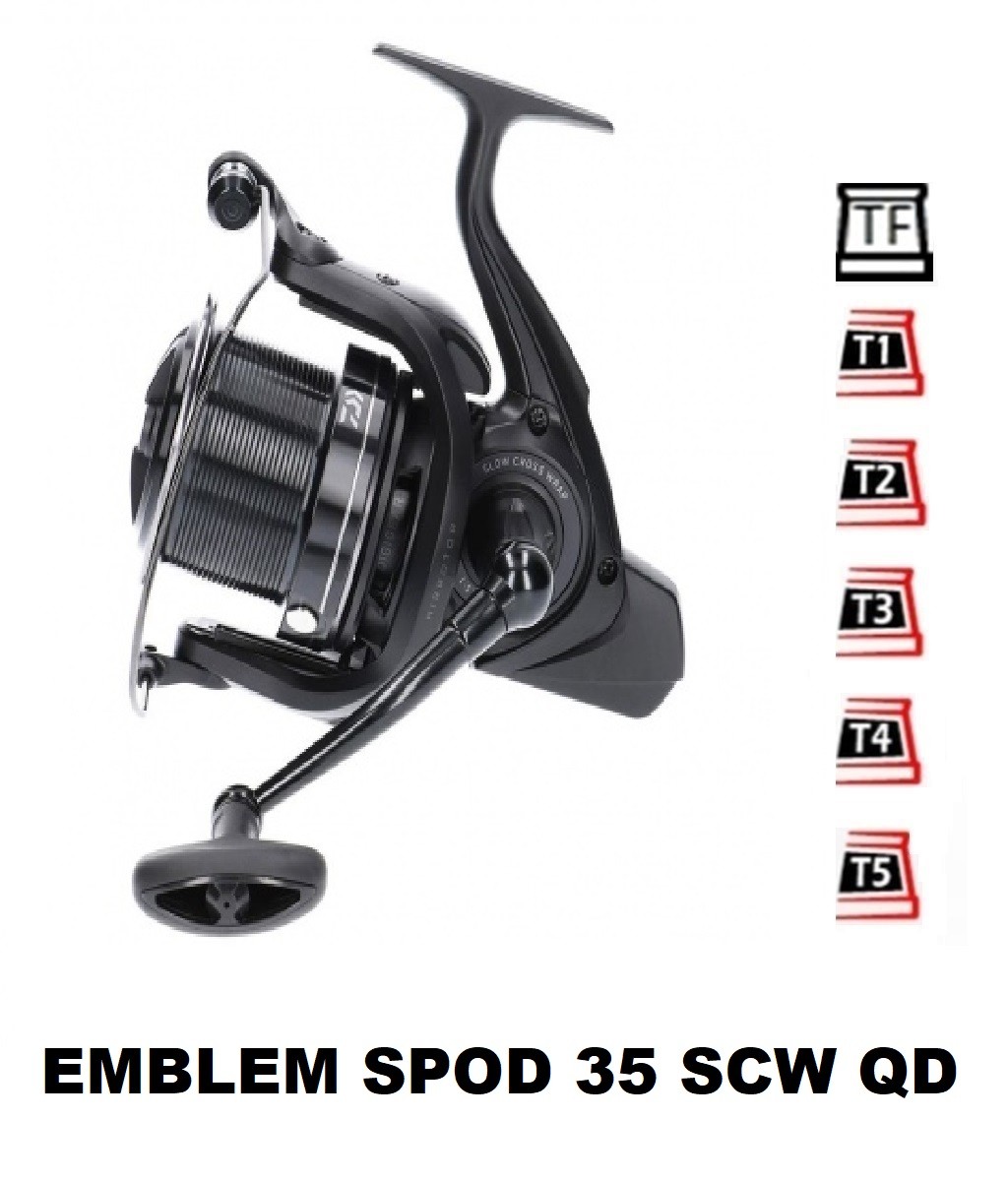 Mit 19 Emblem Spod 35 SCW QD [2020] kompatible Spulen