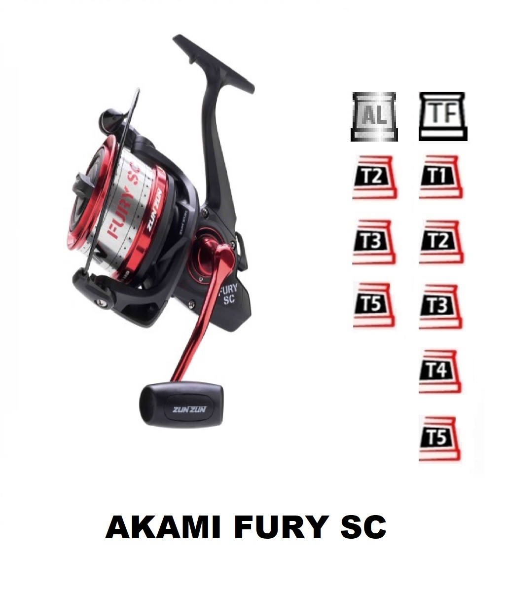 Akami Fury SC Spare Spools