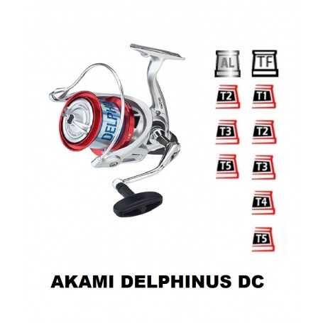 Ile uyumlu olta makinesi yedek kafalan Akami Delphinus DC