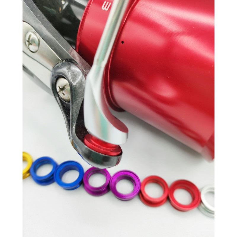color anodized line roller daiwa reels