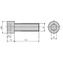 ANGELROLLENSCHRAUBEN M3X10 ALUMINIUM (1ud.)